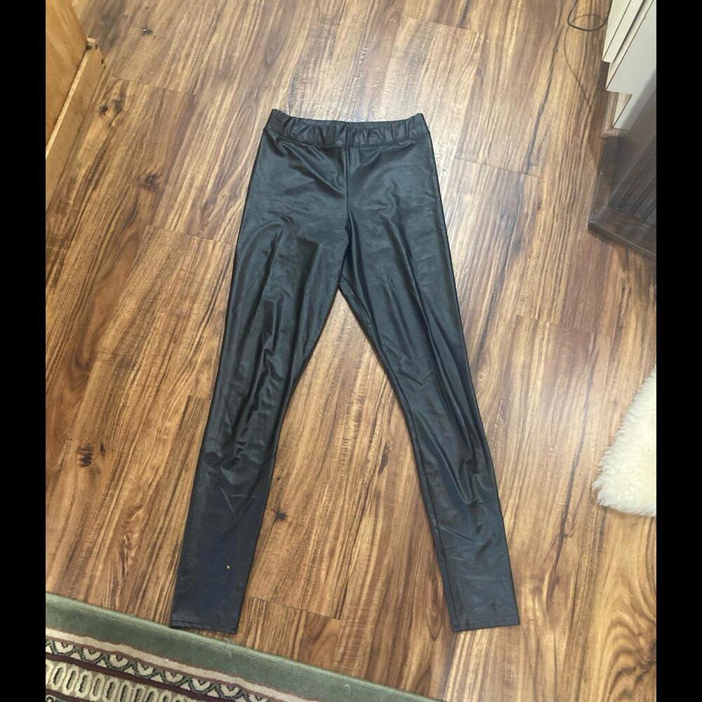 Top Shop Faux Leather Leggings